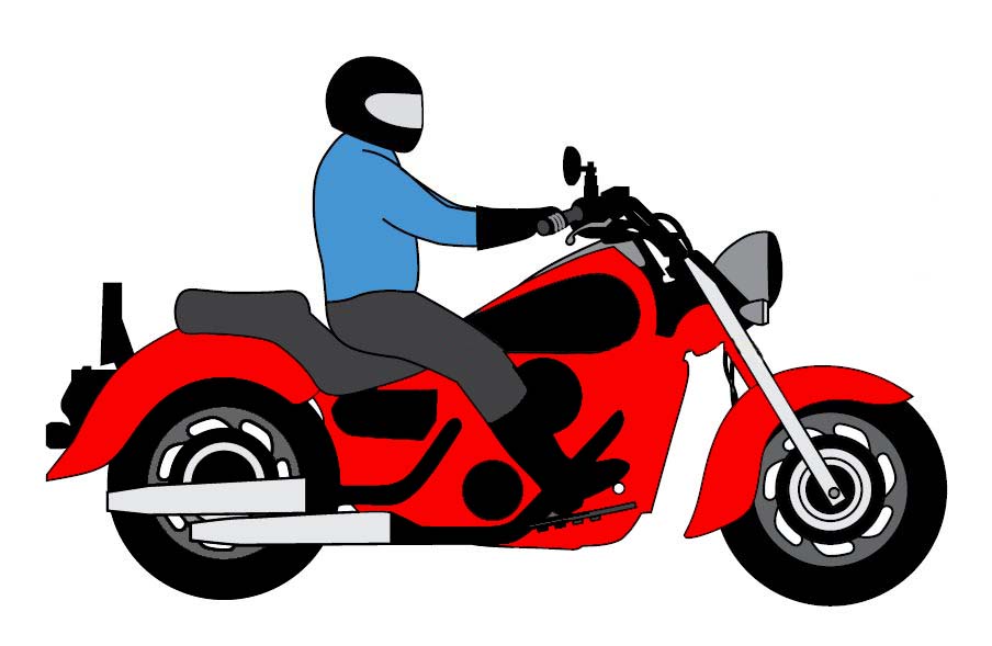 motor bike posture